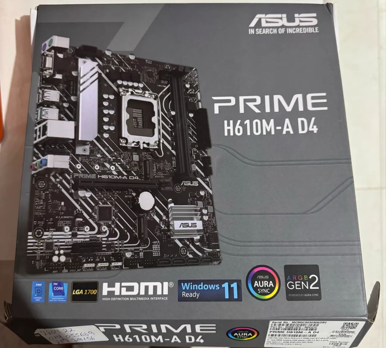 ASUS PRIME H610M-A D4.