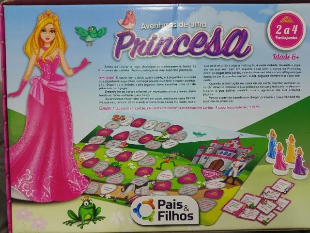 Jogo de Tabuleiro Princesas - Foto 2