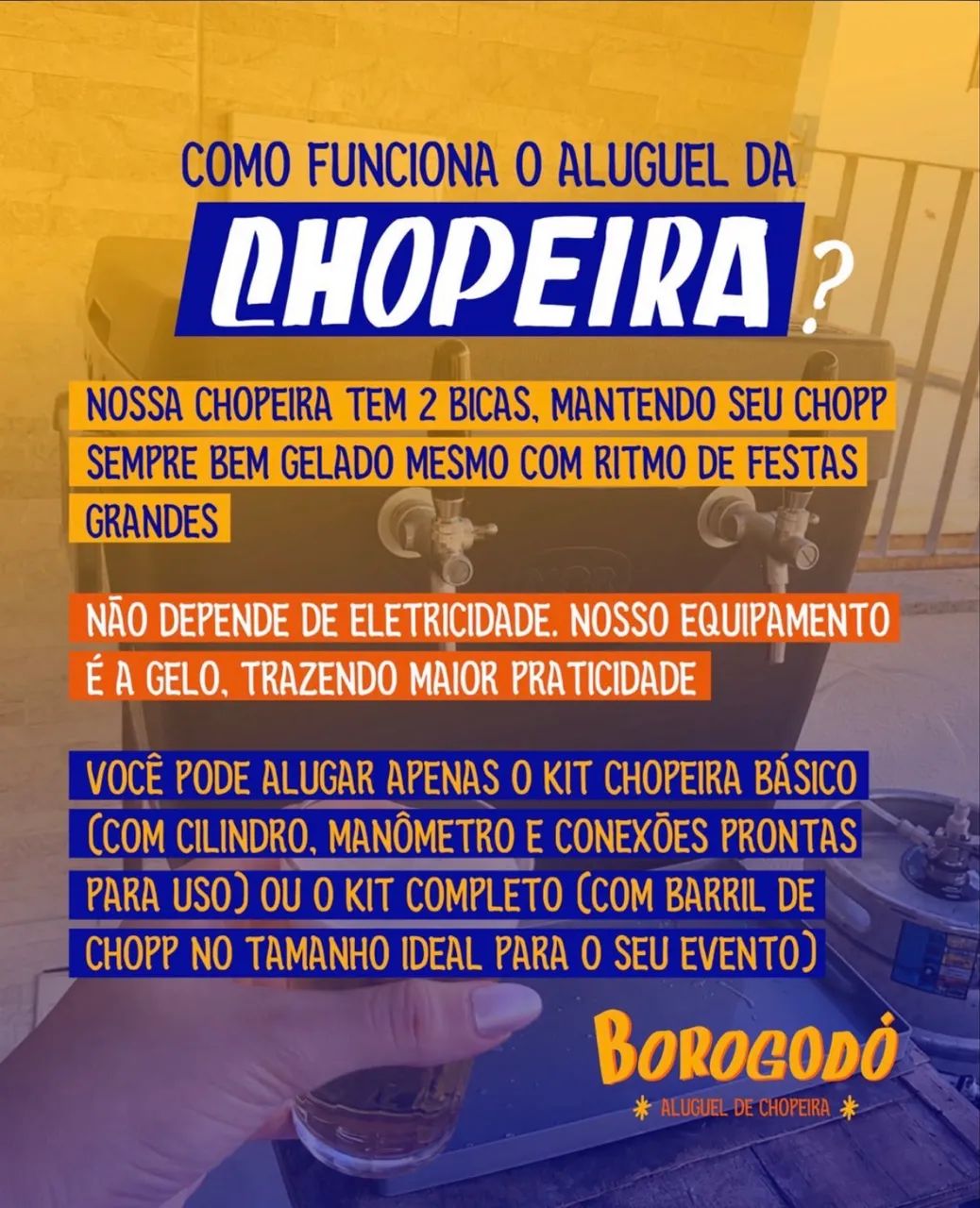 Aluguel de chopeira - Foto 2