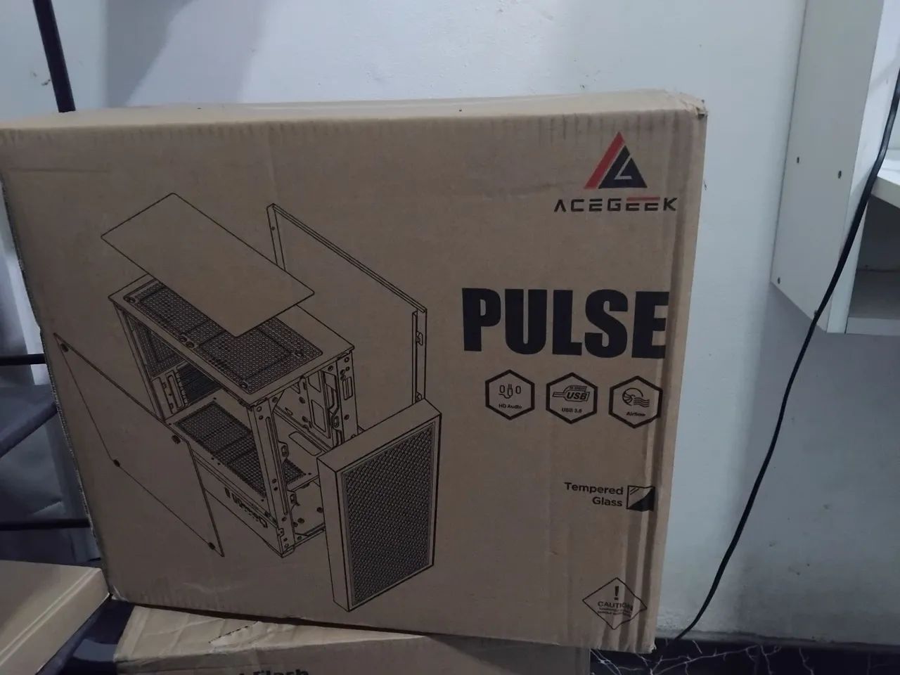 Gabinete gamer Acegeek pulse mid tower - Foto 4