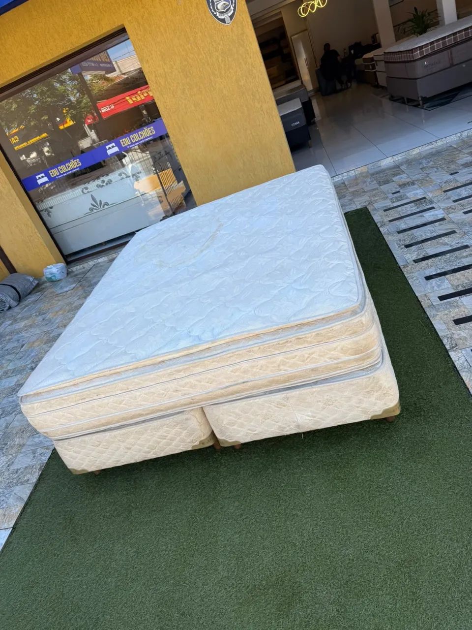 Cama Box Casal MAXFLEX USADO - ENTREGO  - Foto 4