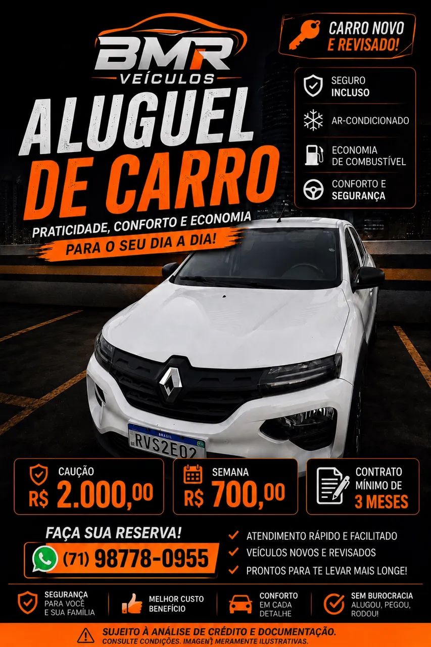Kwid para aluguel 