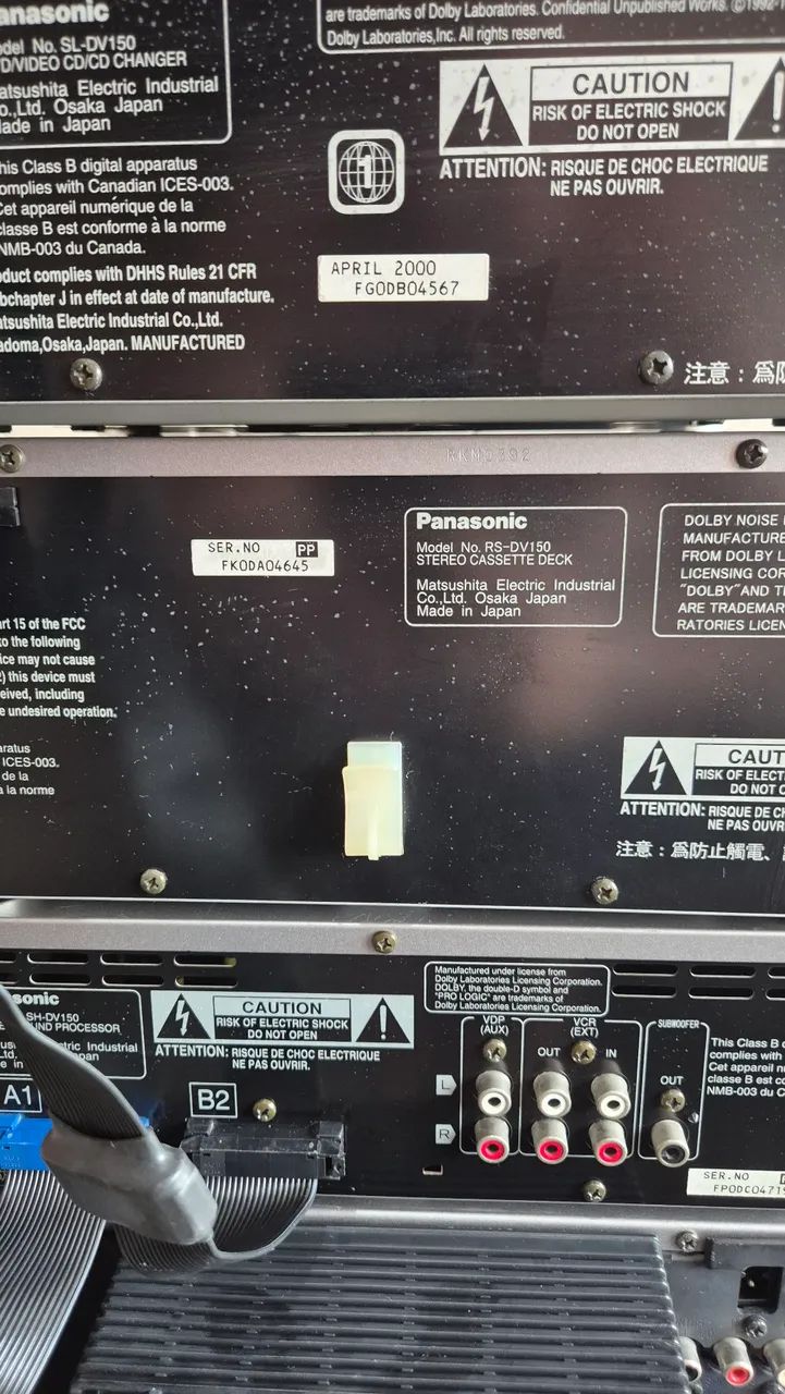 System Panasonic DV150 Made in Japan - Foto 5