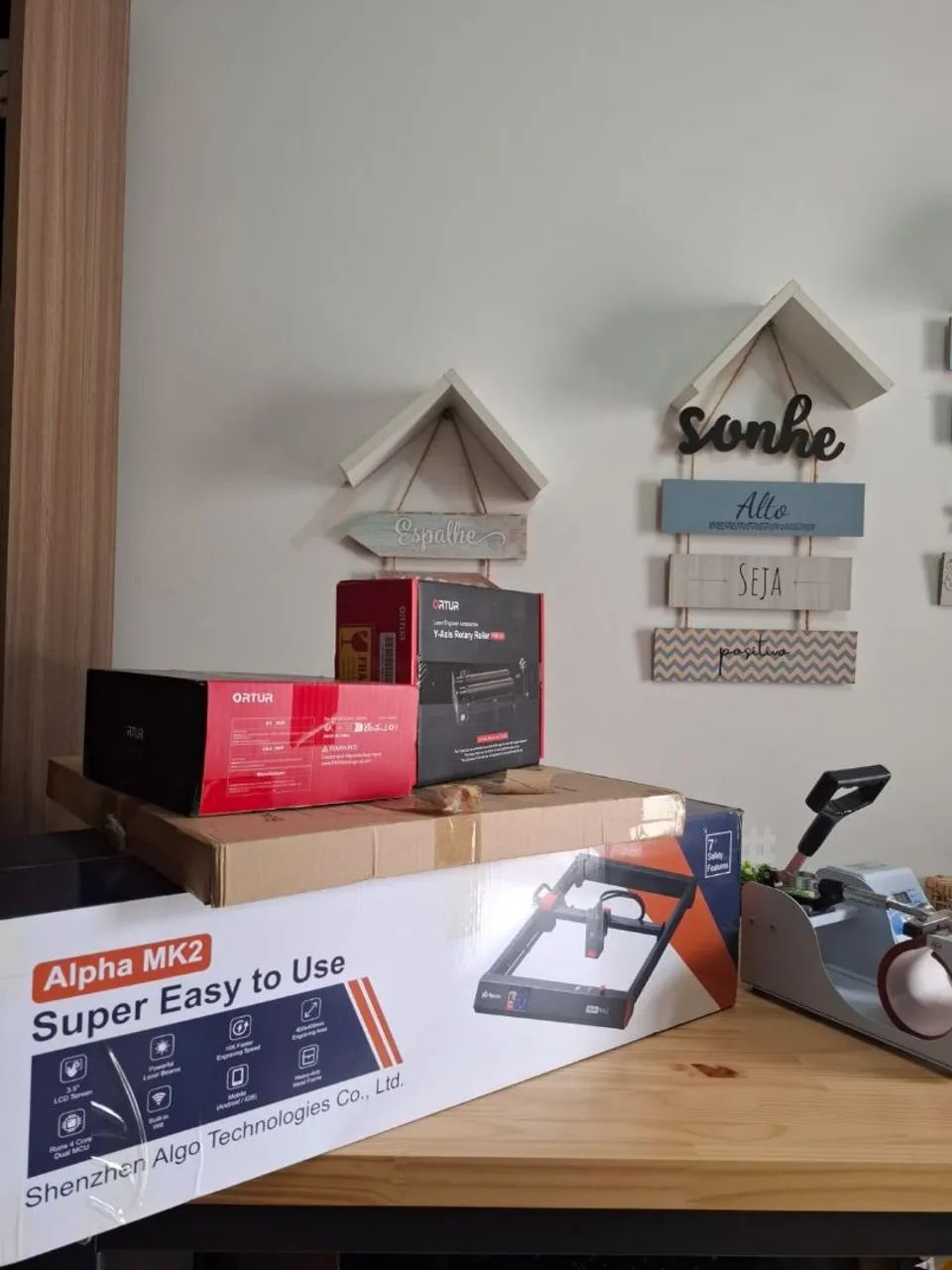 Kit Completo para Produção de Personalizados - Sublimação + Laser - Foto 5