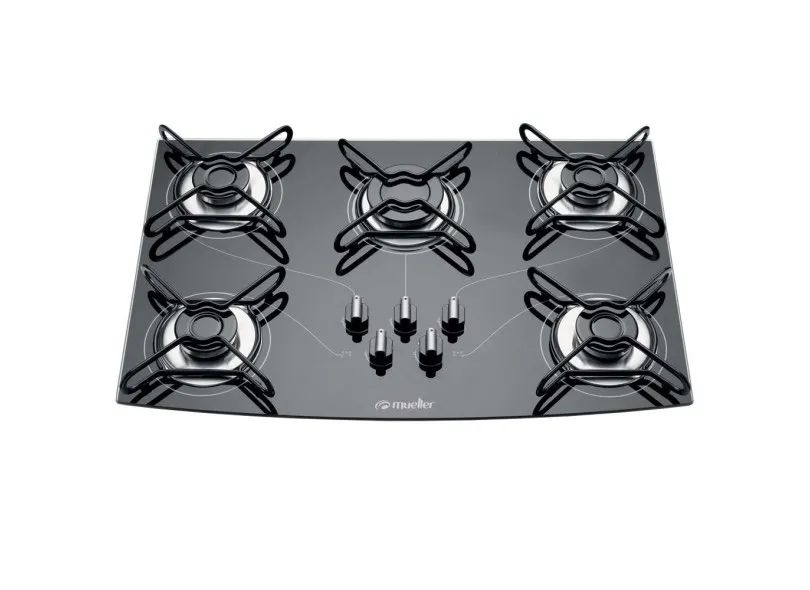 Fogão Cooktop 5 bocas 