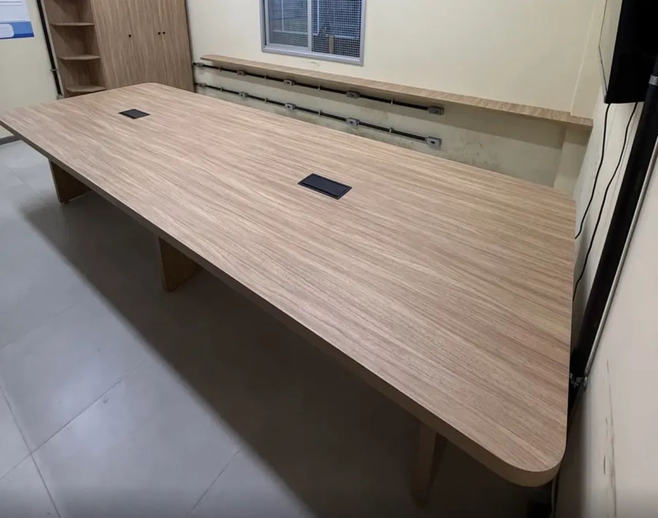 Mesa de reunião 2,70 X 1,20m 100% em MDF - Foto 2