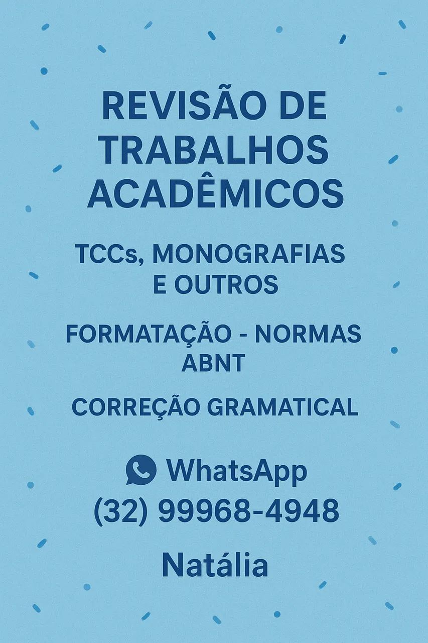 Trabalhos acadêmicos - revisão de texto