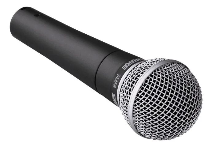 Microfone Shure Sm58 Lc Dinâmico Cardióide para Voz Profissional