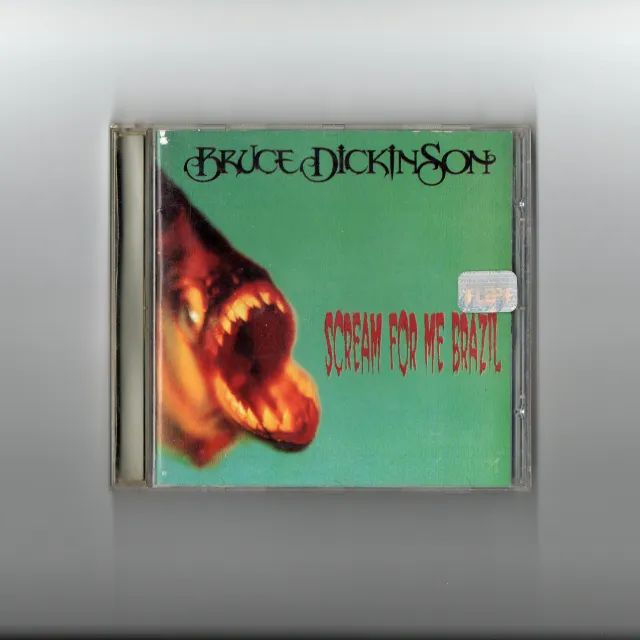 Bruce Dickinson- Scream for Me Brazil- CD- VG+ 4/5