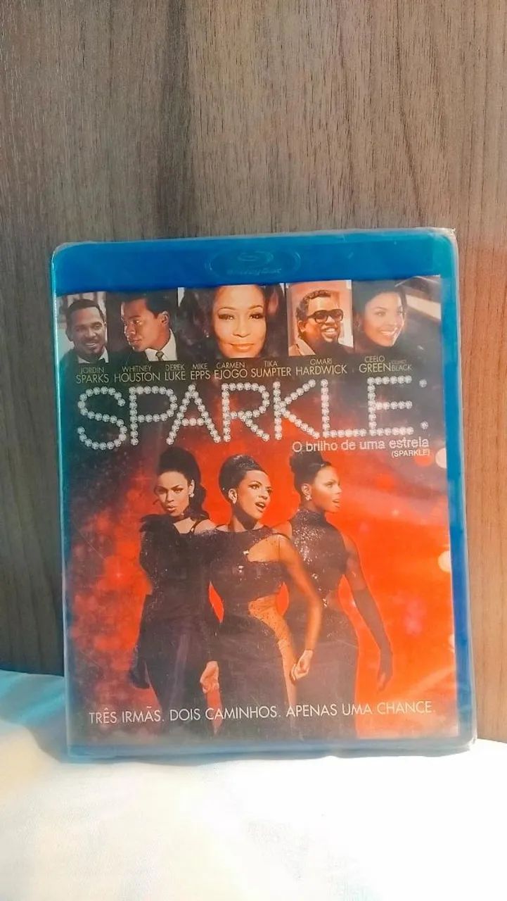 Blu-ray Sparkle O brilho de uma estrela Whitney Houston LACRADO 