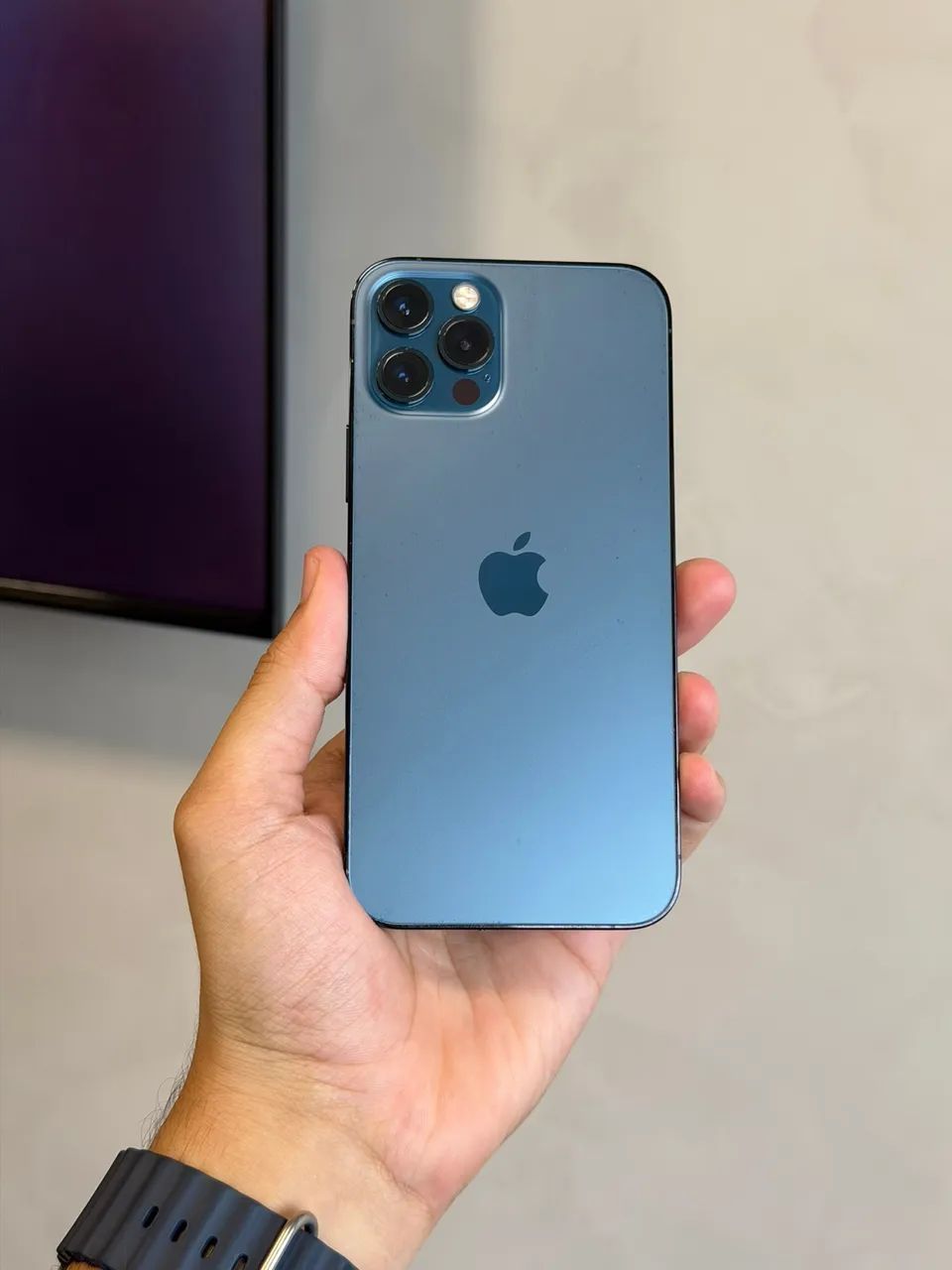 iPhone 12 Pro 256gb Seminovo azul excelente  - Foto 2