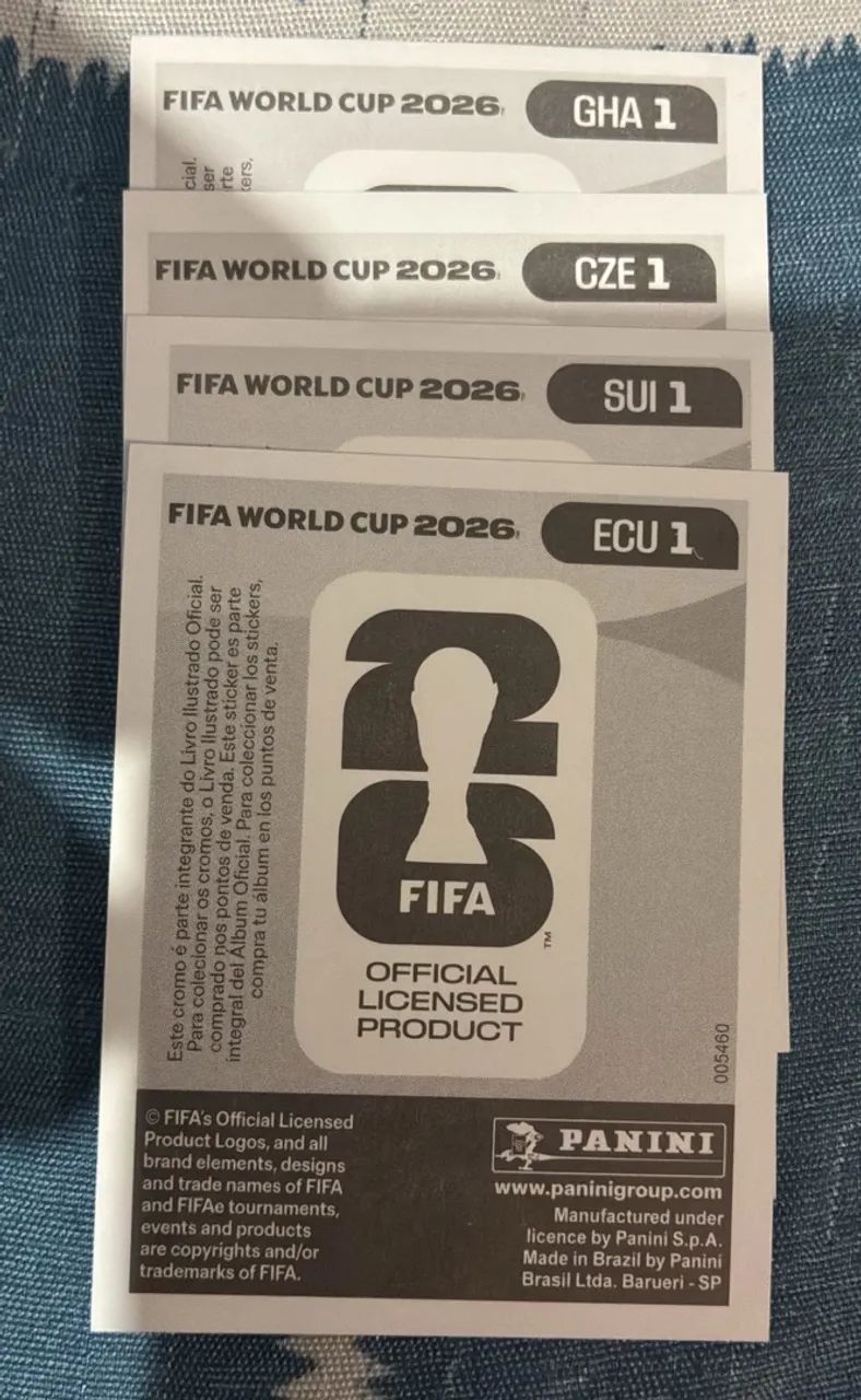 Figurinhas Copa 2026 Brilhantes 