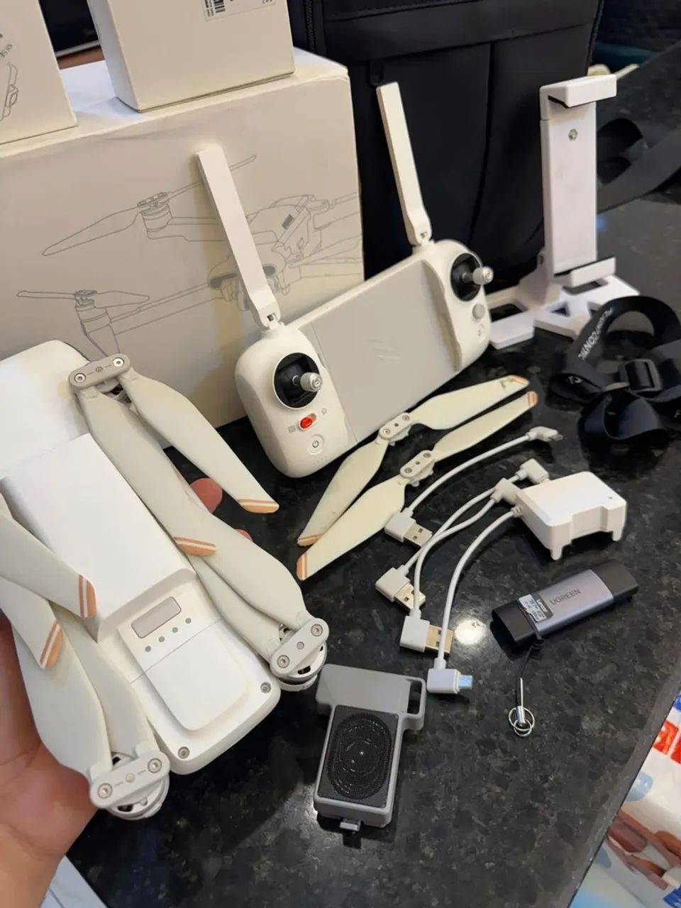 Drone Fimi X8 TeleMax completo com bolsa, módulo 4g e dispenser para cargas - Foto 5