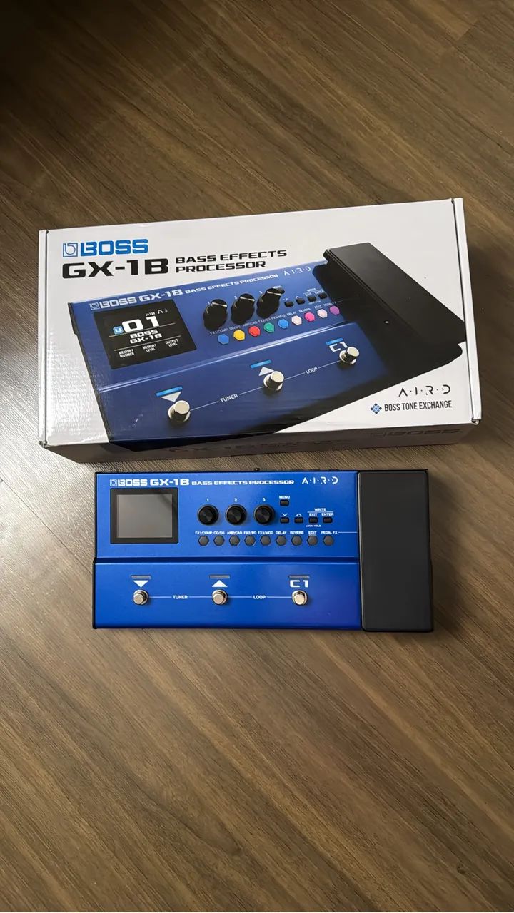 Boss GX-1B - Nova Pedaleira da Boss - Instrumentos musicais