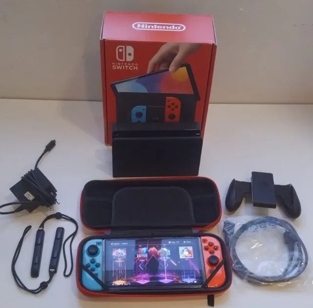 Nintendo Switch Oled Desbloqueado - Foto 4