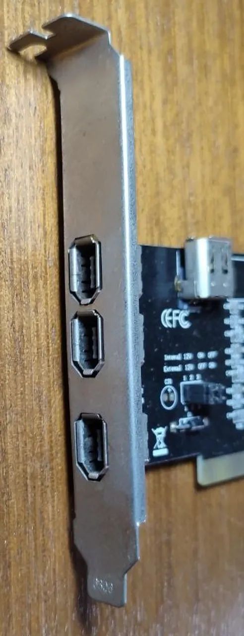 PCI FireWire IEEE 1394 com o controlador VIA VT6306 - Foto 2
