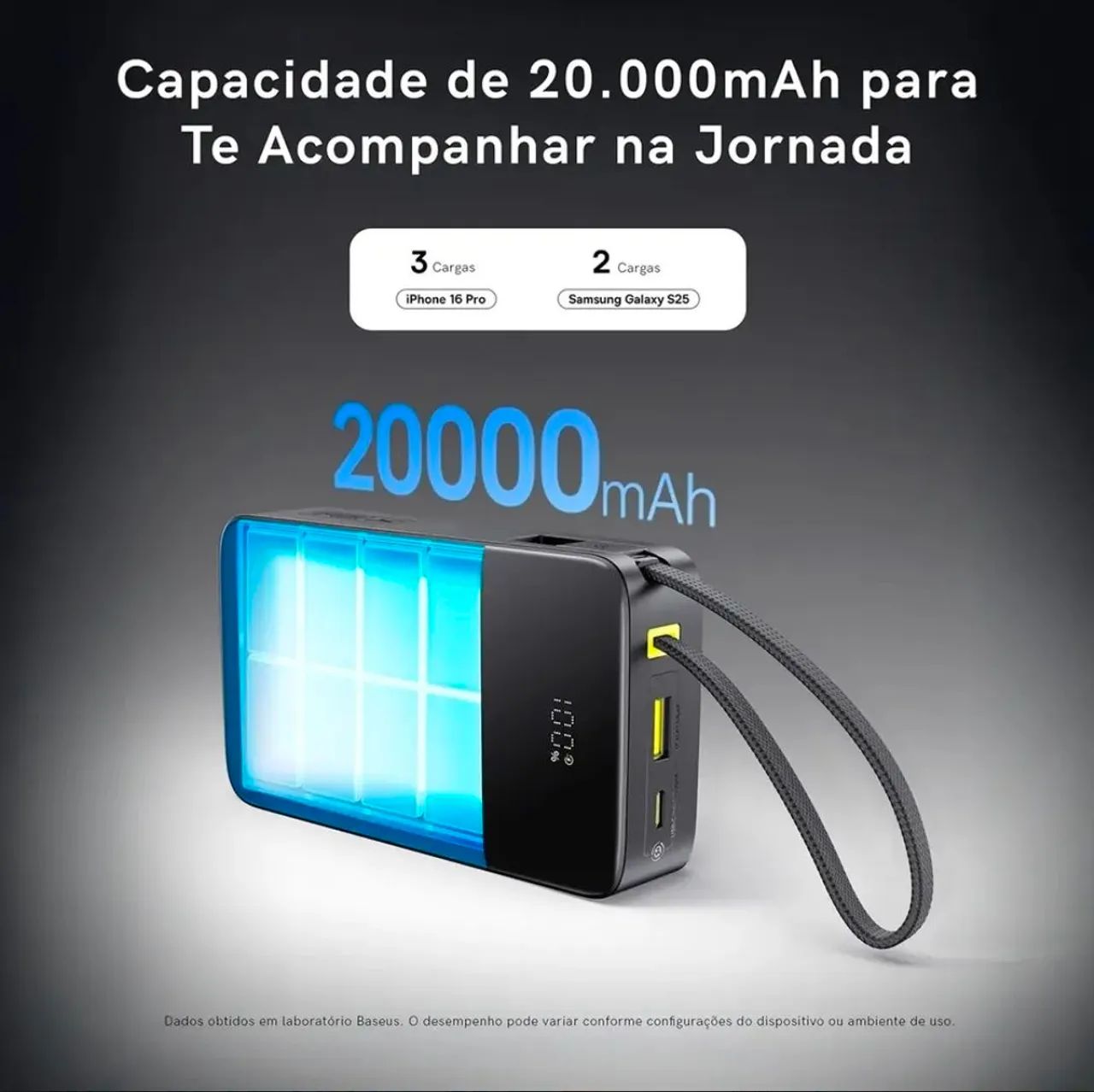 Powerbank Baseus 20000 mah - Foto 2