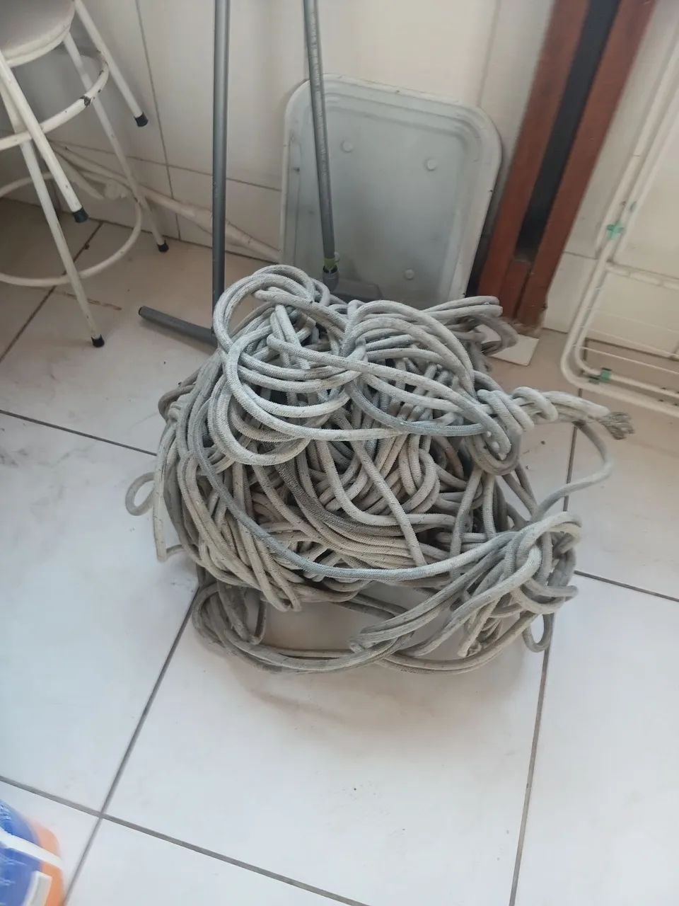Kit de cadeira  e corda e cinto e trava queda - Foto 2