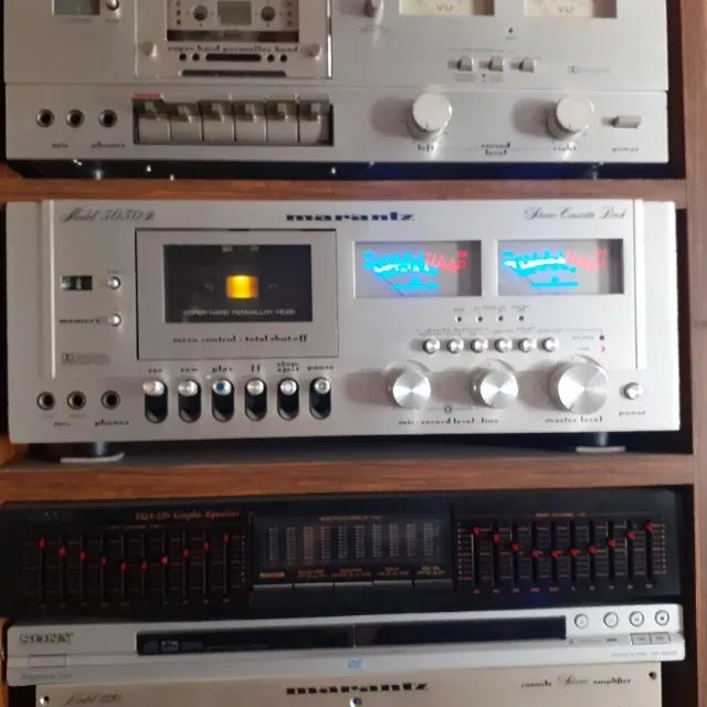 tape deck marantz 5030b disponivel troco p outros vintage marantz