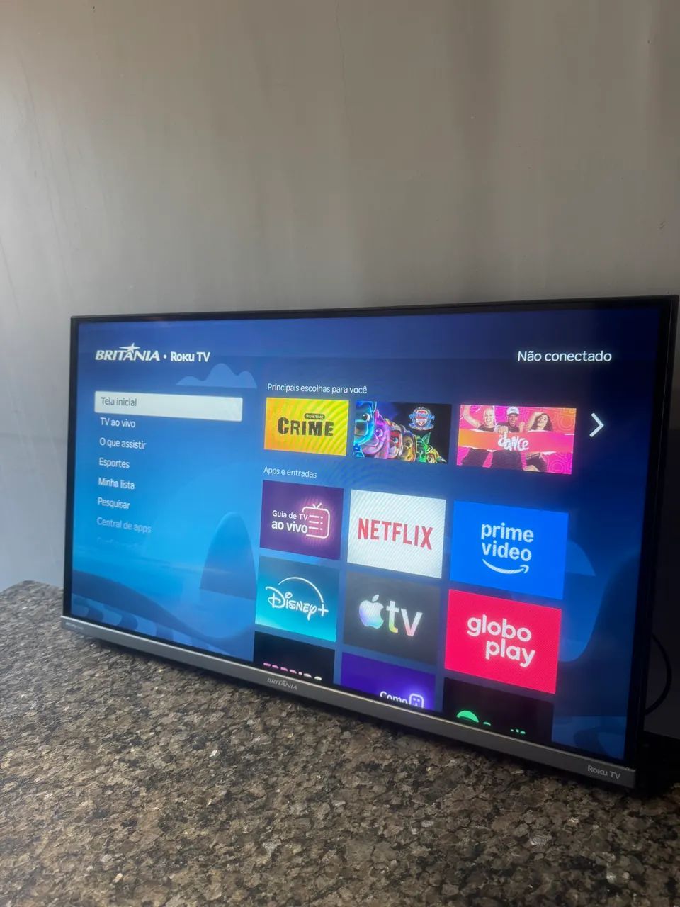 Smart TV Britânia 32 polegadas borda infinita - Foto 2