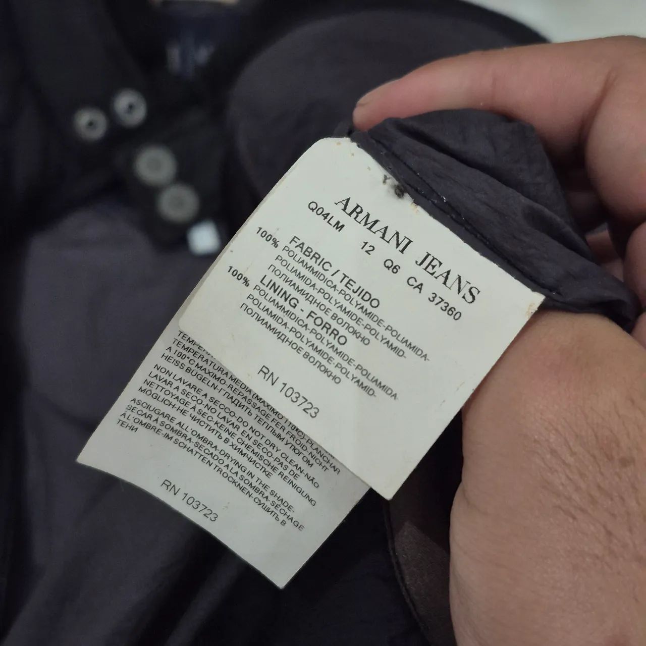 Colete Puffer Armani Jeans (original) - Foto 5