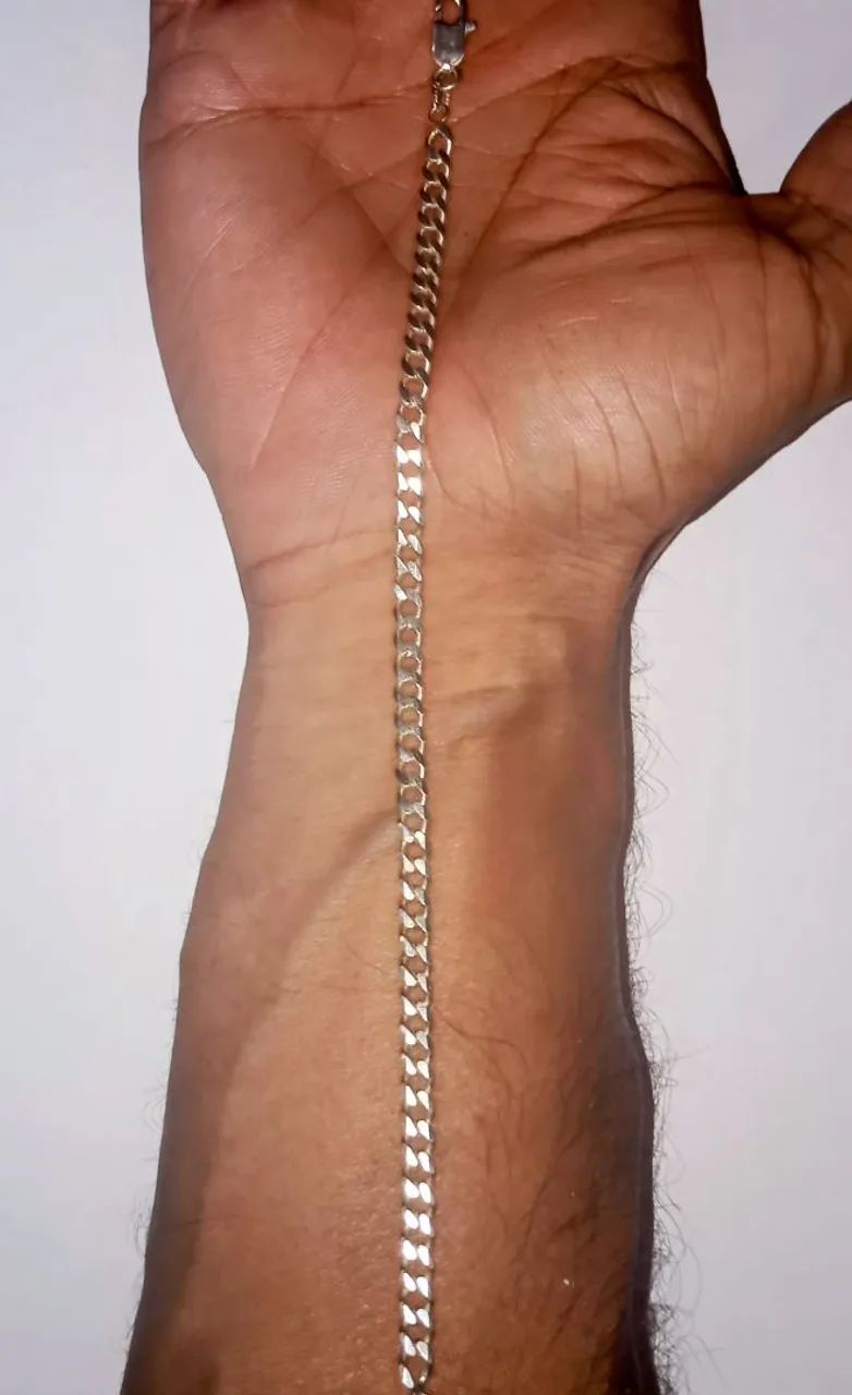 Pulseira de prata 925 - Foto 2