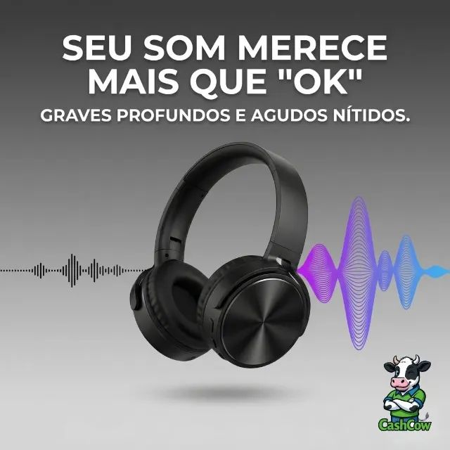 Fone Bluetooth Jb950 Sem Fio Super Bass Graves Potentes