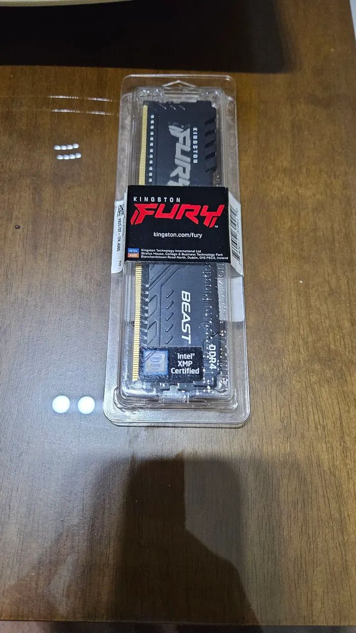 Memória RAM 8GB Kingston DDR4 3200Mhz CL16