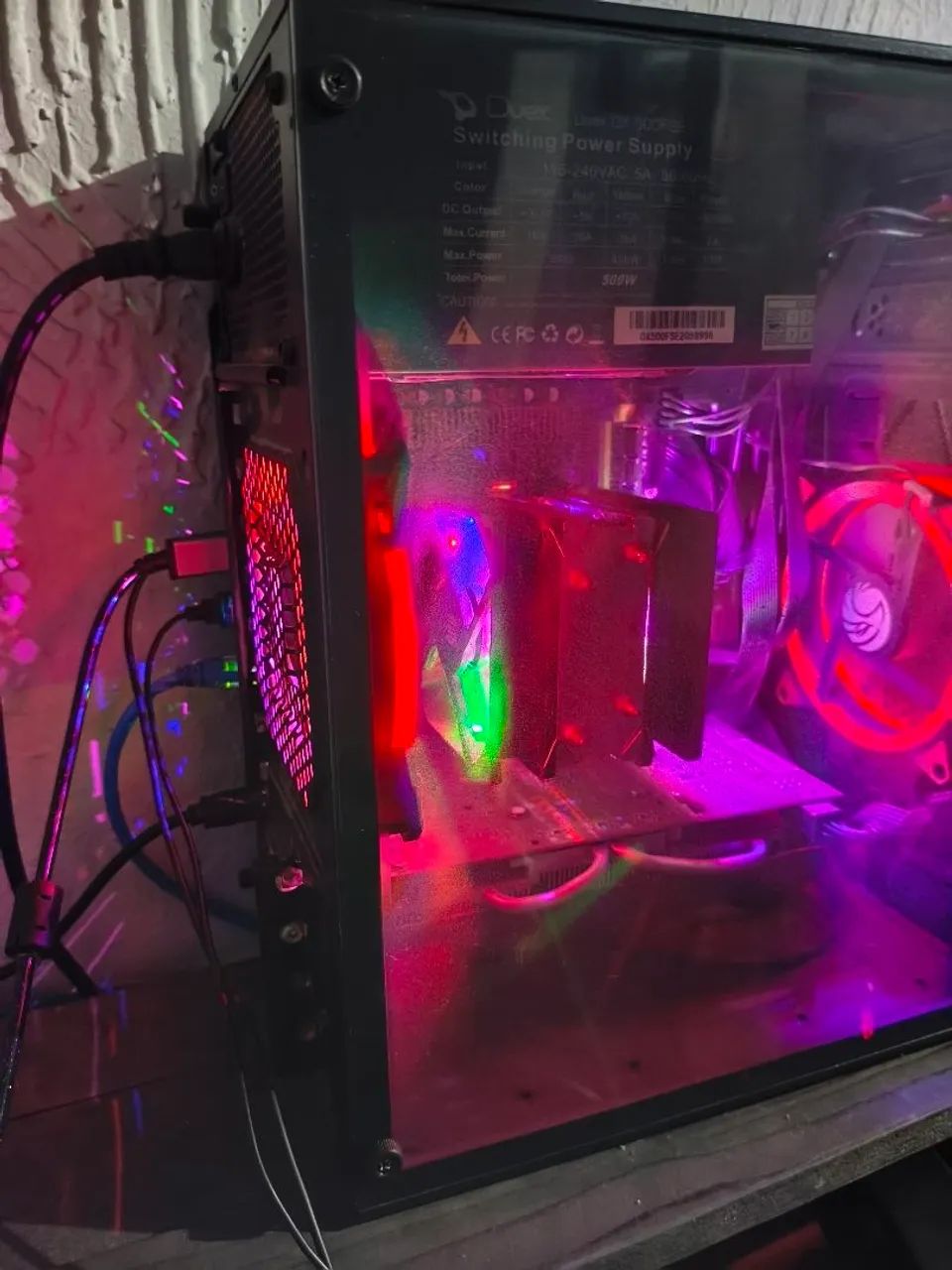 PC GAMER COM MONITOR, HEADSET, TECLADO E MOUSE - Foto 3