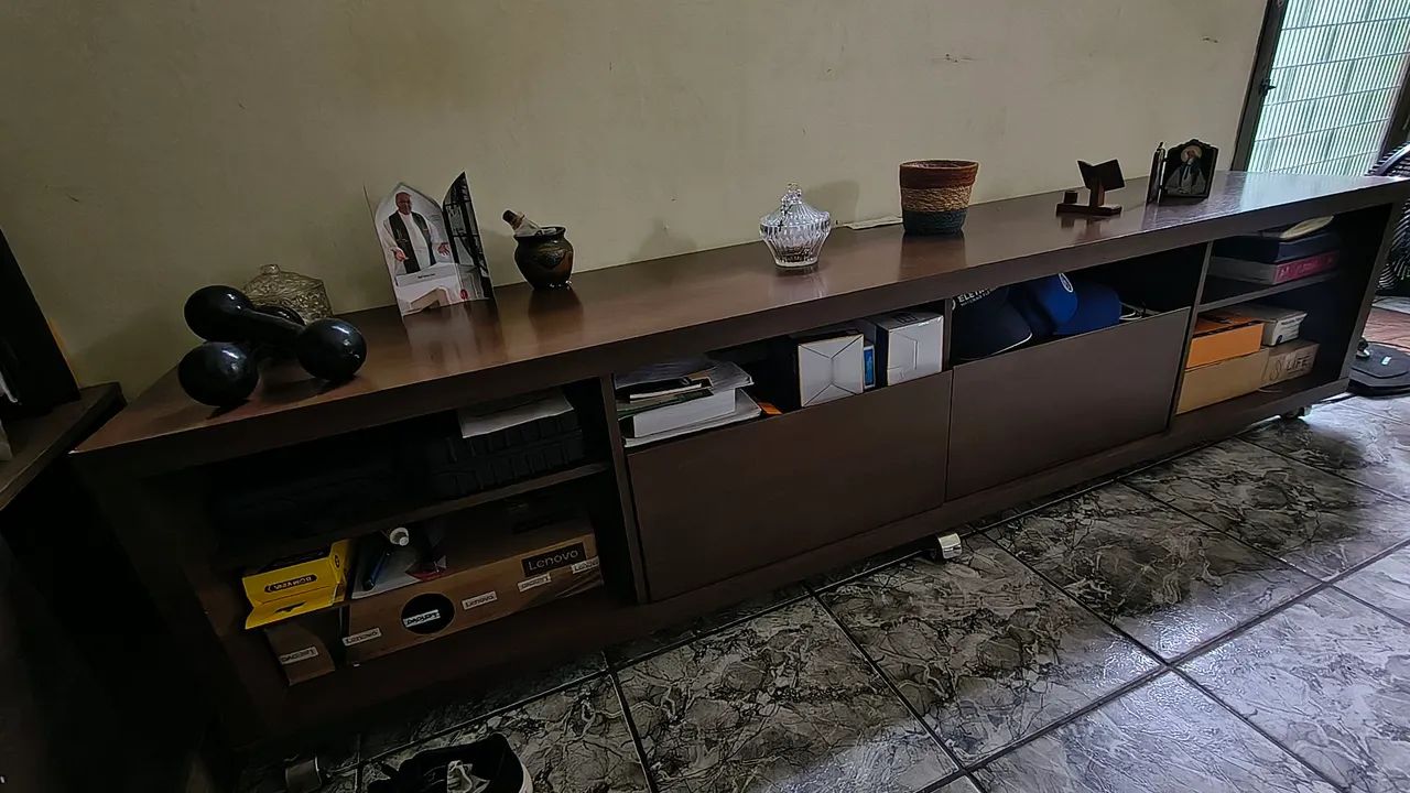 RACK MADEIRA com Painel  - Foto 3