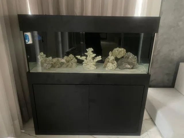 Aquário 200L 100x40x50 + móvel naval  - Foto 2