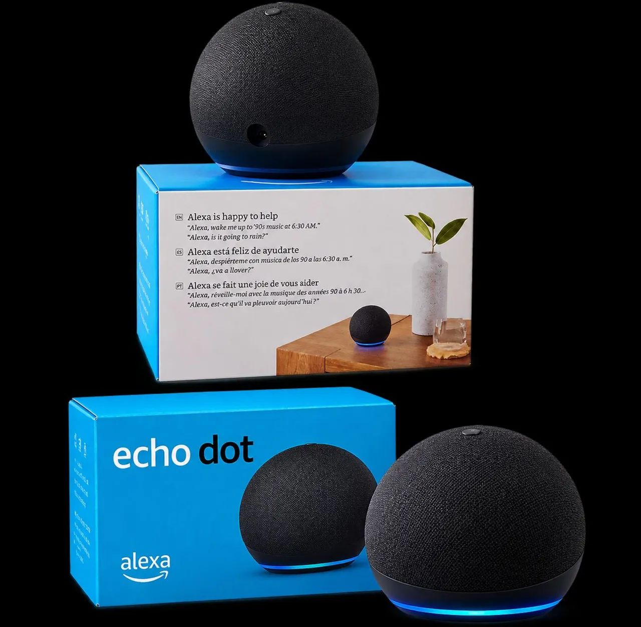Alexa Echo Dot 5ª geraç ão Original Amazon+caixa  - Foto 2