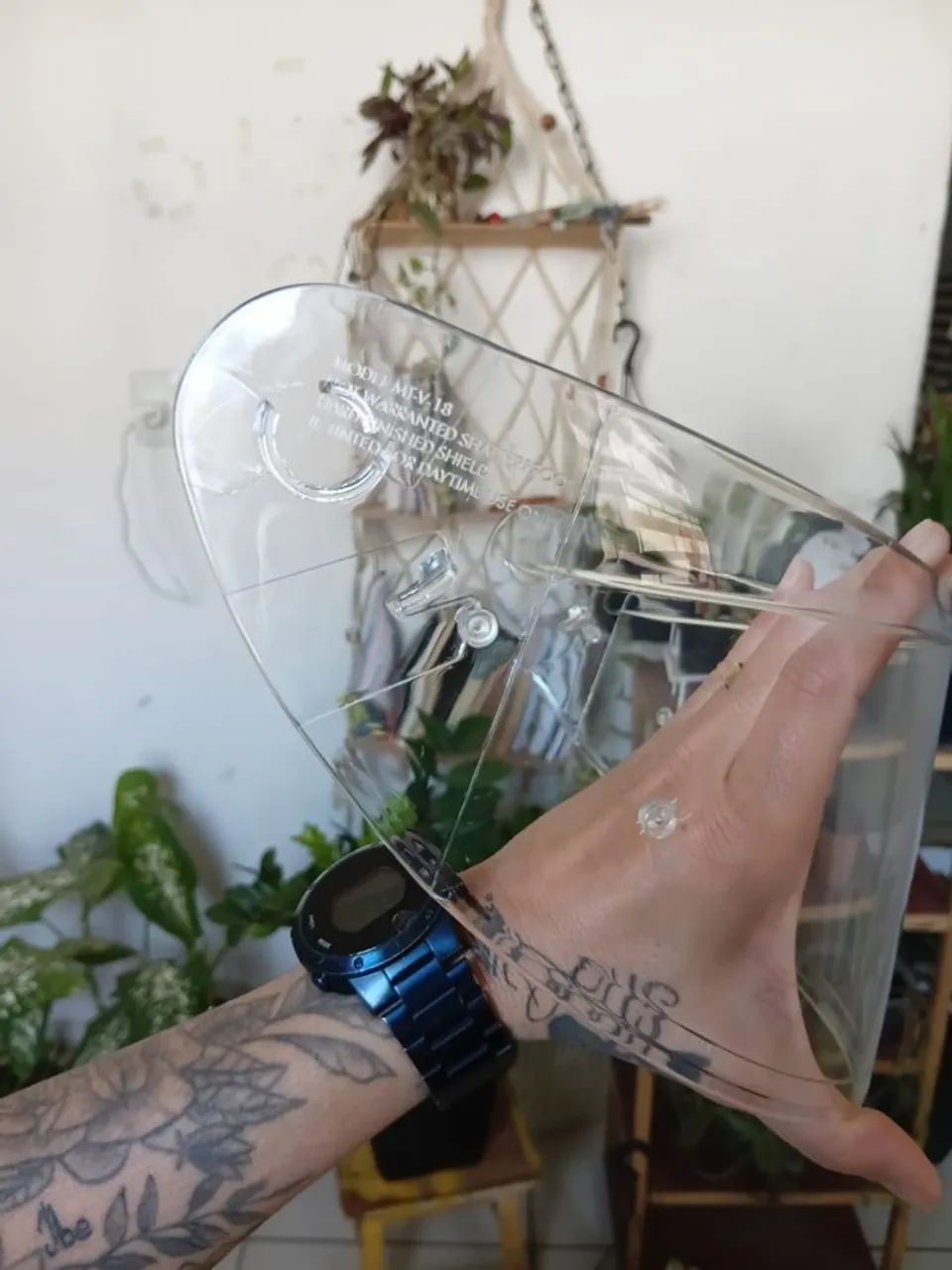 Viseira Axxis cristal
