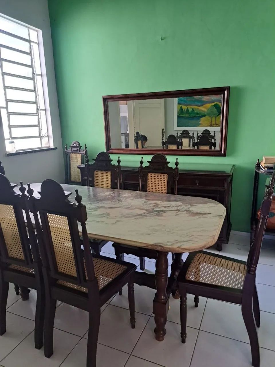 Mesa com buffet  e espelho  - Foto 2