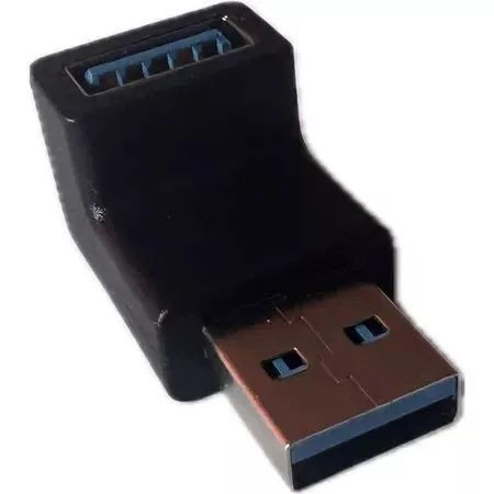 Adaptador Usb 3.0 90 Graus Macho e Femea - Foto 3