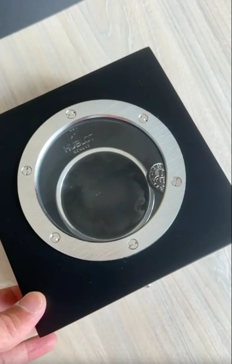 Caixa Hublot Preta de luxo Completa - Foto 4