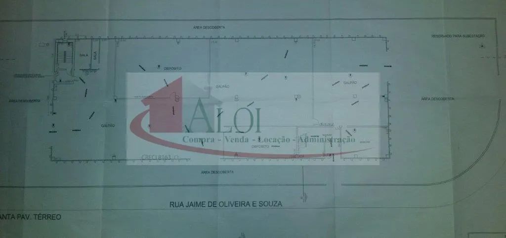 Vende se alugado IMÓVEL: possui um terreno de 2.243m² e área útil interna de 2.194m² (fora - Foto 5