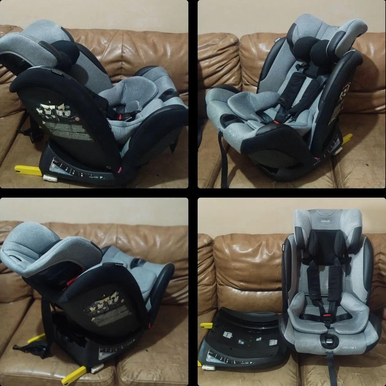 Cadeirinha Reclinável Isofix RN até 36kg já higienizada 