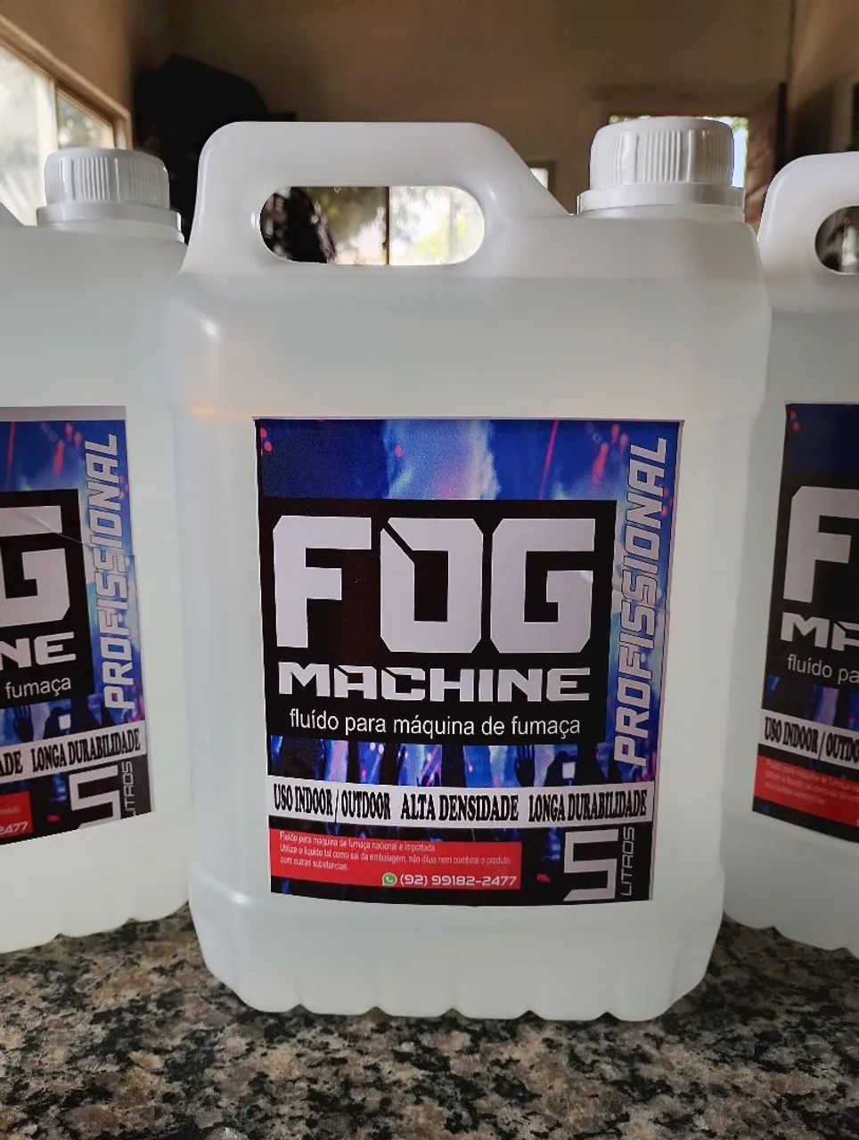 Fluido para máquina de fumaça 5L iluminação festa e eventos  - Foto 3