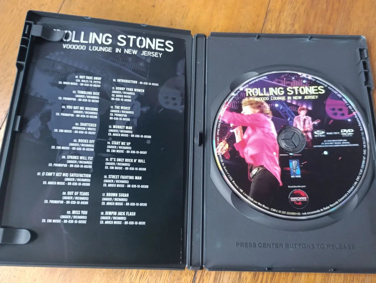 DVD ROLLING STONES VOODOO LOUNGE IN NEW JERSEY  - Foto 4