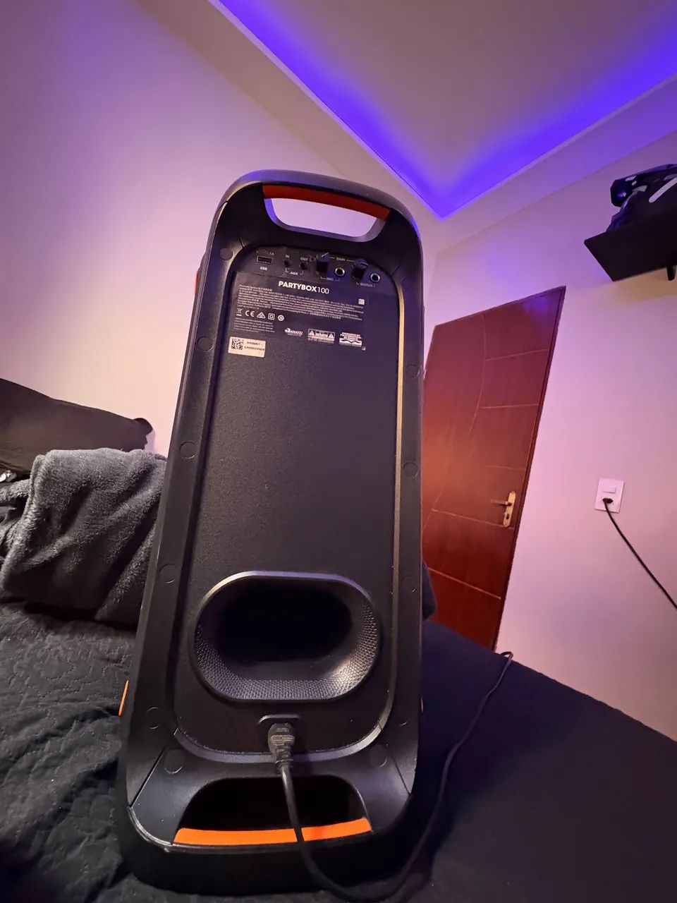 JBL PartyBox 100 Original - Impecável | 160W + Bluetooth + LED - Foto 5