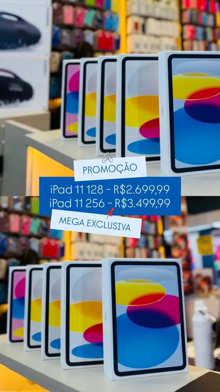 iPad 11 256GB NOVO 