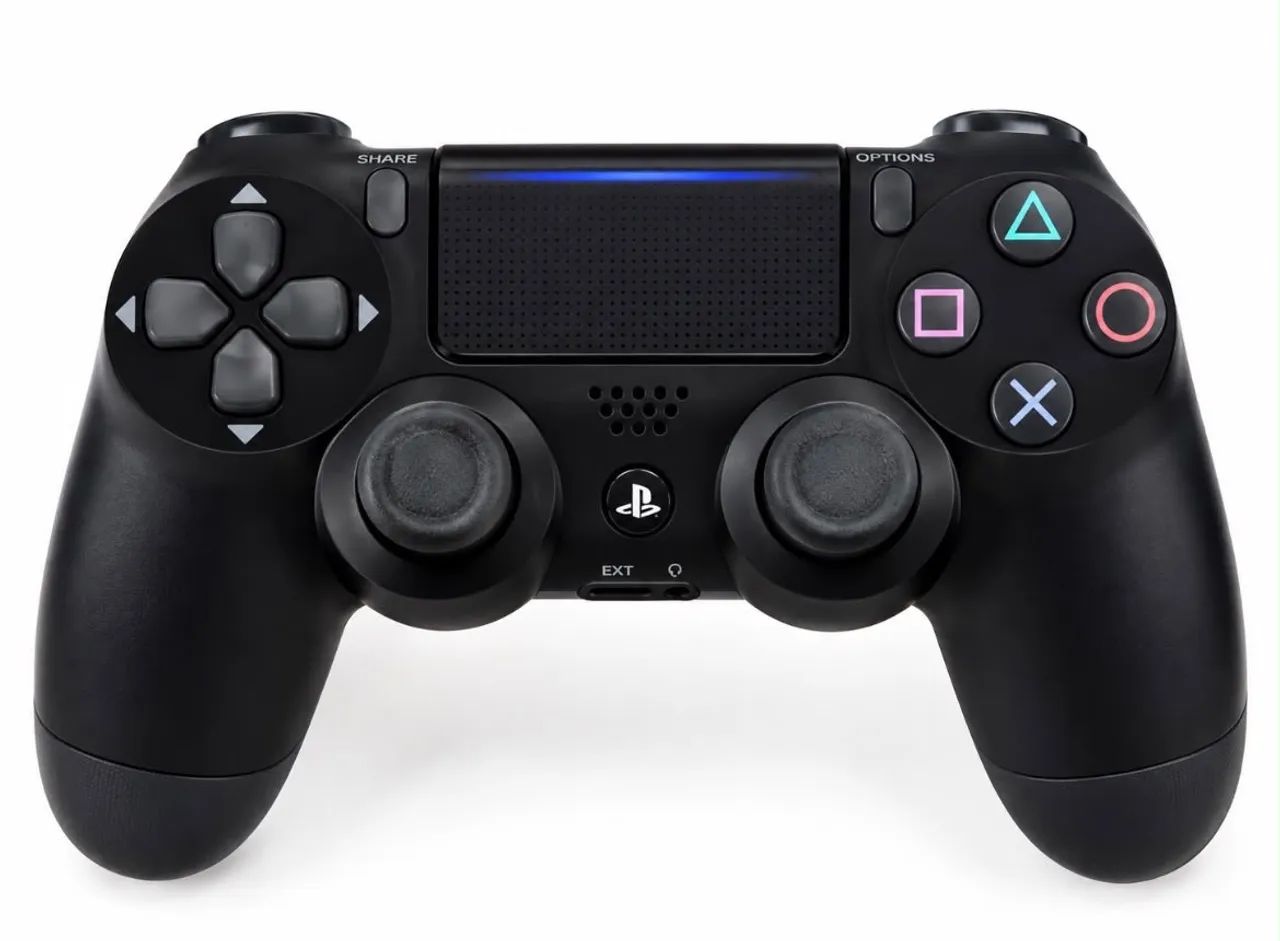 Controle de ps4 original e novo 
