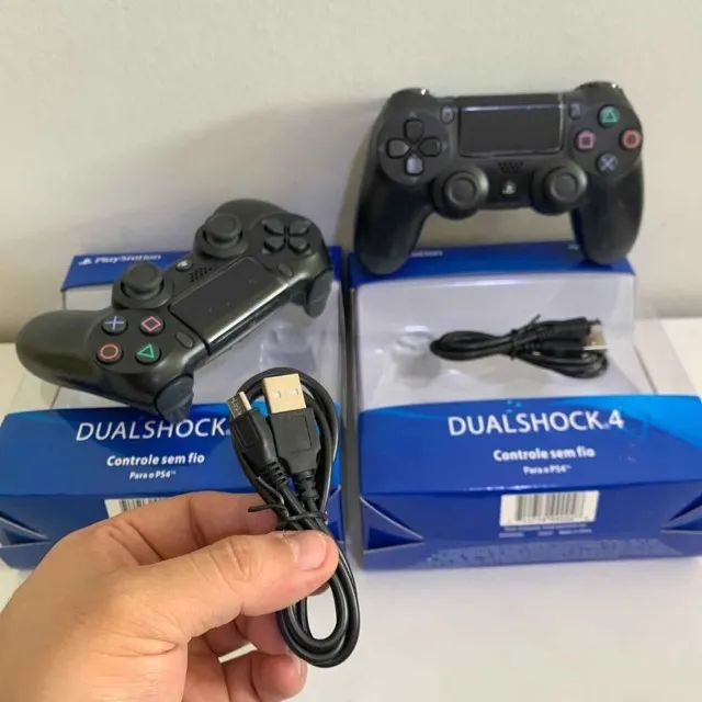 Controle Para Ps4 Sem Fio Bluetooth Dualshock 4 Novo Na Caixa - Foto 3