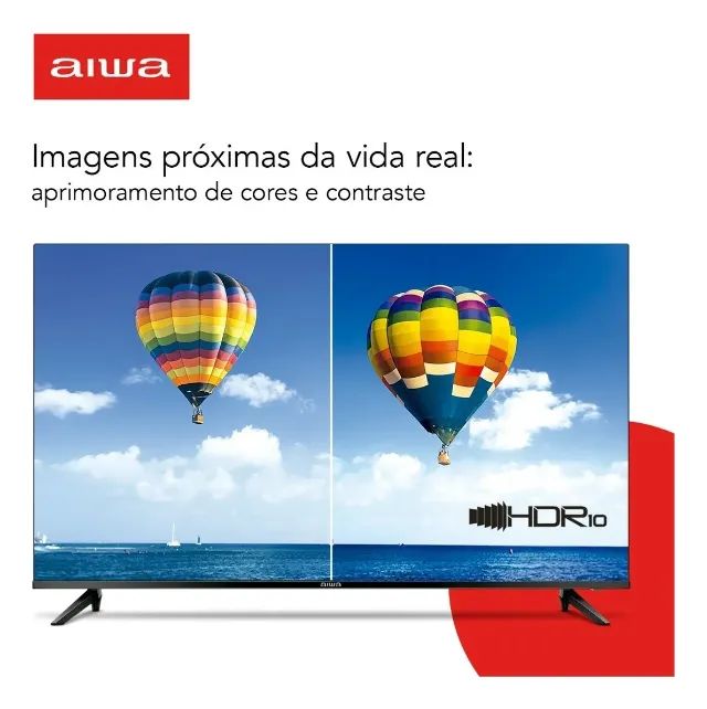 Smart TV AIWA 32? HD Android, HDR10, Google Assistente, Chromecast, BT, DolbyAudio -Bivolt - Foto 2