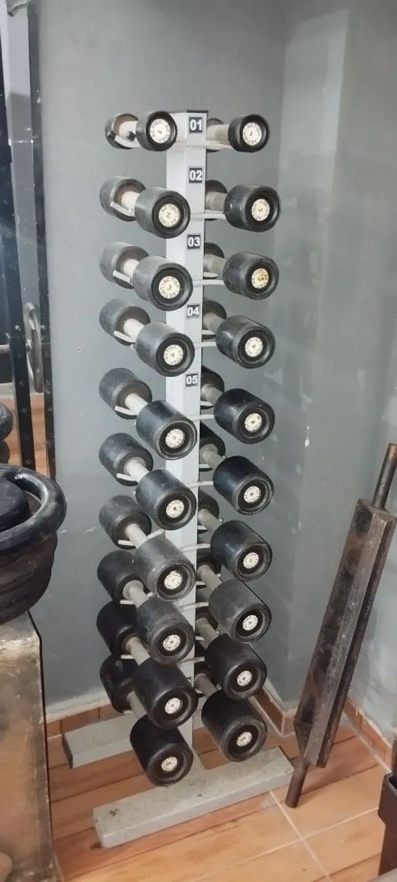 Jogo de halteres 1 ao 10kg
