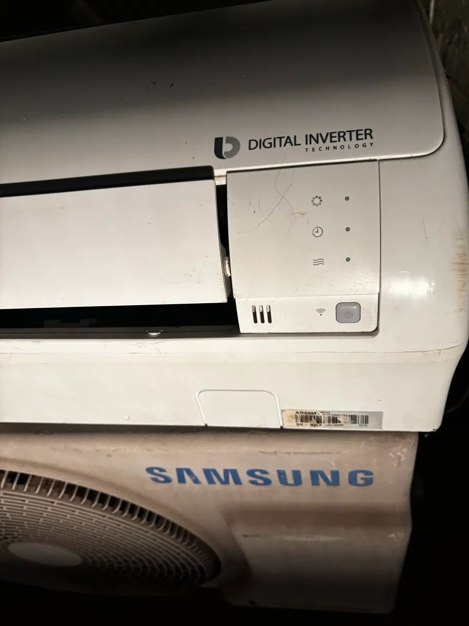 Ar condicionado 9mil Btu Samsung com Wi-Fi