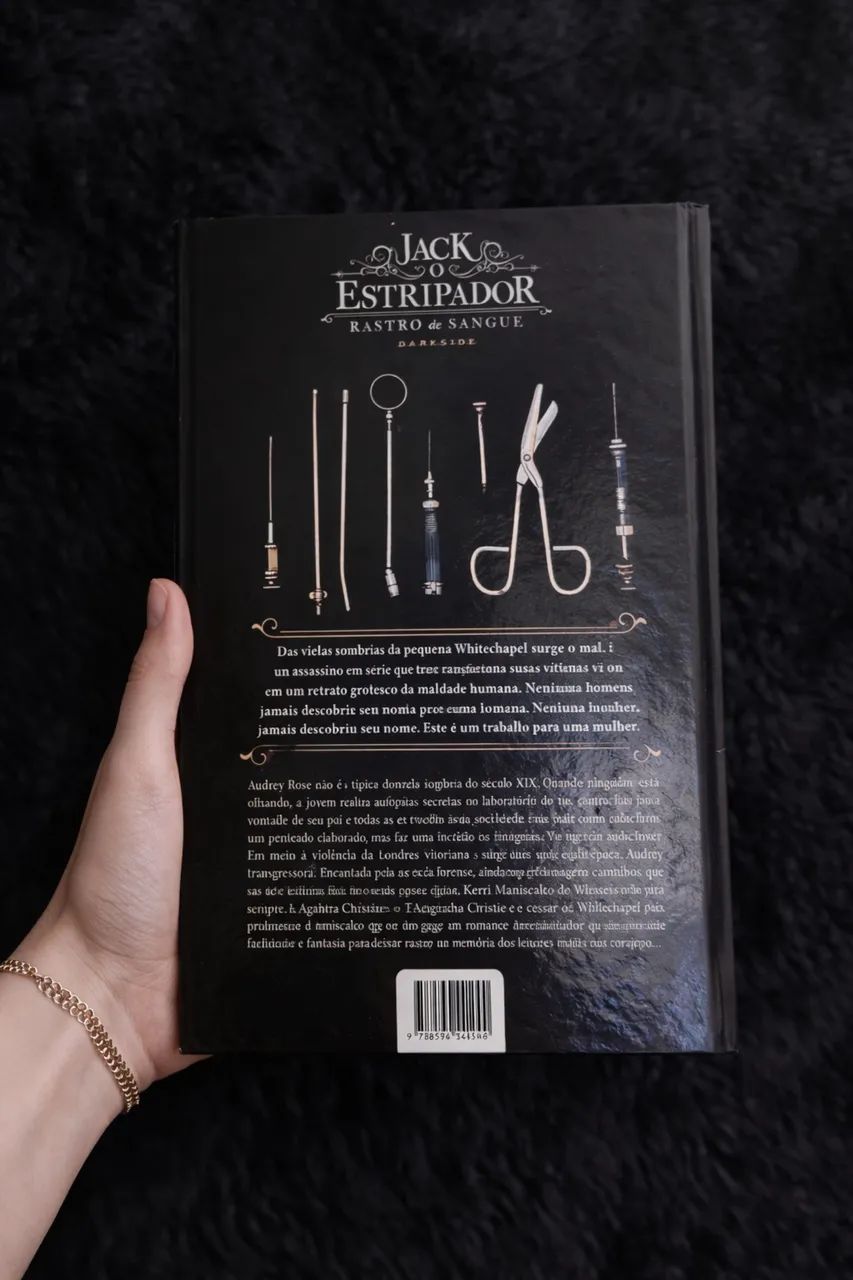 Livro Darkside Jack o estripador rastro de sangue capa dura - Foto 3
