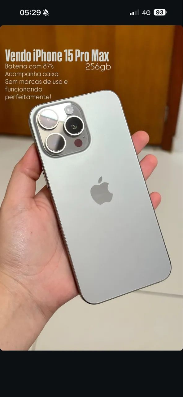 IPHONE 15 pro max 