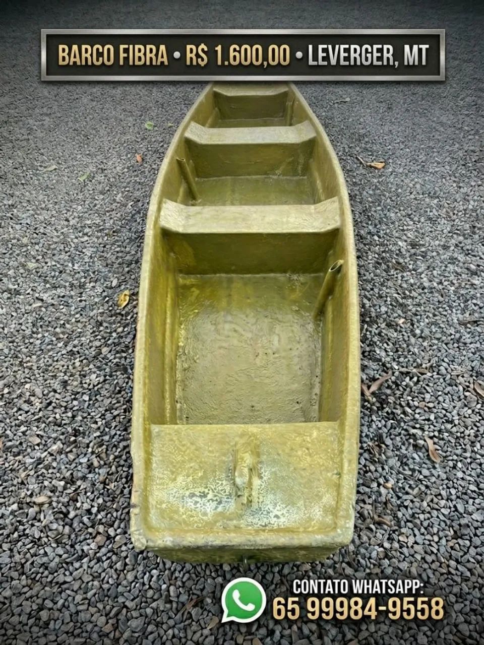 Vendo Barco de fibra